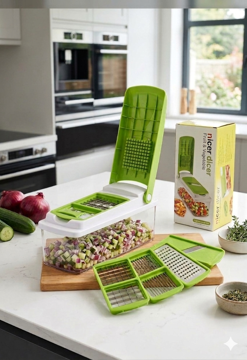 13-in-1 Vegetable Chopper (Nicer Dicer Plus)